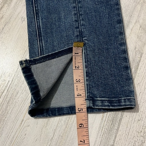 J. McLaughlin Rainey Stretch Straight Leg Slit Front Jeans Size 2 - Picture 12 of 13